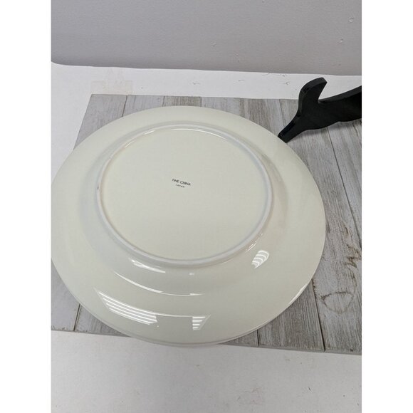 Porcelain Dinner Plates Set 2 "A Season Of Wonder" Christmas Holly Design - Picture 6 of 7